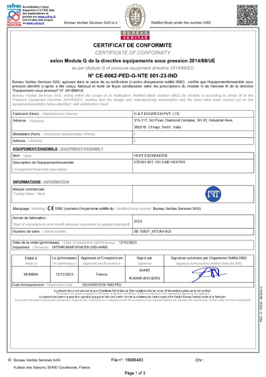 ISO 9001:2015 Certificate